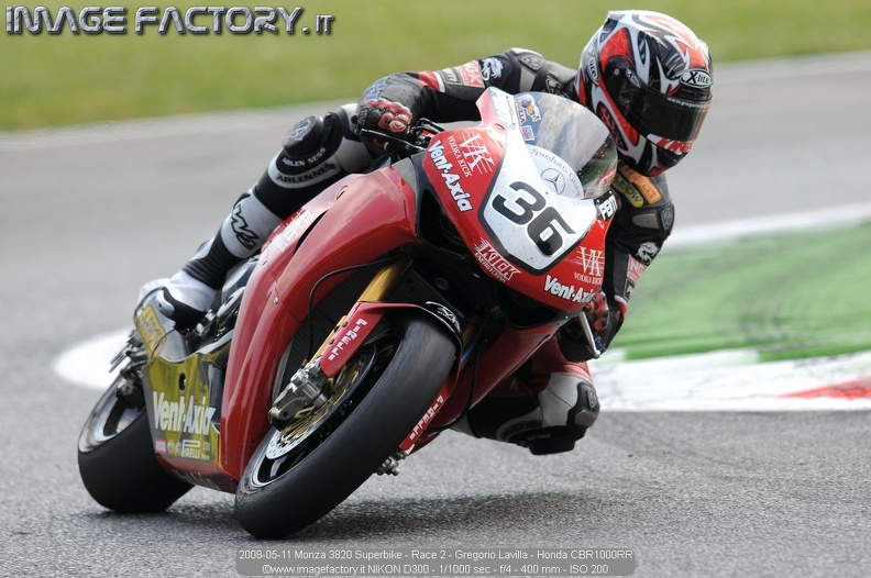 2008-05-11 Monza 3820 Superbike - Race 2 - Gregorio Lavilla - Honda CBR1000RR.jpg